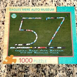 Masterpieces Auto Museum Eagles Mete Merritt Field 1000 Piece Puzzle New